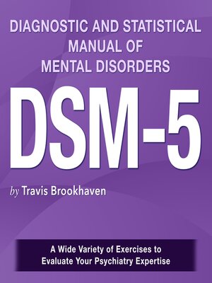 cover image of DSM-5 Diagnostic and Statistical Manual of Mental Disorders